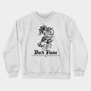 DARK FLAME WHITE Crewneck Sweatshirt